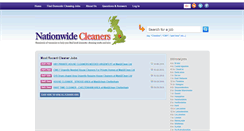Desktop Screenshot of nationwidecleanerjobs.co.uk